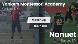 Matchup: Yonkers Montessori A vs. Nanuet  2017