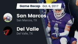 Recap: San Marcos  vs. Del Valle  2017