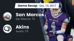 Recap: San Marcos  vs. Akins  2017