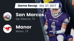 Recap: San Marcos  vs. Manor  2017
