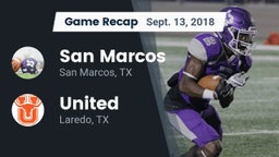 Recap: San Marcos  vs. United  2018