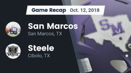 Recap: San Marcos  vs. Steele  2018
