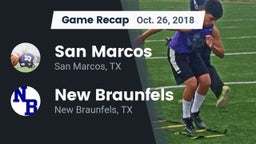 Recap: San Marcos  vs. New Braunfels  2018