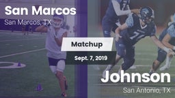 Matchup: San Marcos High vs. Johnson  2019