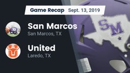 Recap: San Marcos  vs. United  2019