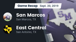 Recap: San Marcos  vs. East Central  2019
