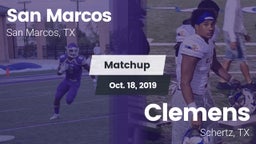 Matchup: San Marcos High vs. Clemens  2019
