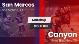Matchup: San Marcos High vs. Canyon  2019