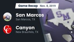 Recap: San Marcos  vs. Canyon  2019