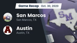 Recap: San Marcos  vs. Austin  2020