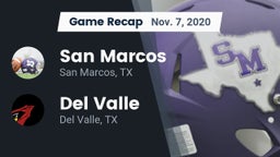 Recap: San Marcos  vs. Del Valle  2020