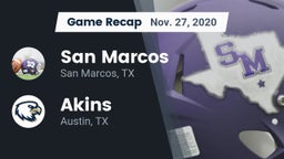 Recap: San Marcos  vs. Akins  2020