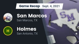 Recap: San Marcos  vs. Holmes  2021