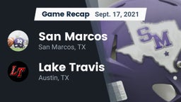 Recap: San Marcos  vs. Lake Travis  2021