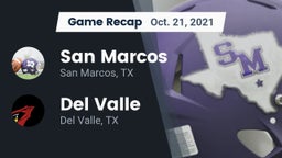Recap: San Marcos  vs. Del Valle  2021