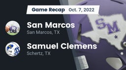 Recap: San Marcos  vs. Samuel Clemens  2022