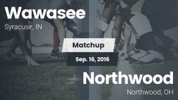 Matchup: Wawasee  vs. Northwood  2016
