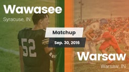 Matchup: Wawasee  vs. Warsaw  2016