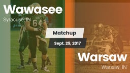Matchup: Wawasee  vs. Warsaw  2017