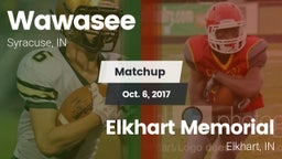 Matchup: Wawasee  vs. Elkhart Memorial  2017
