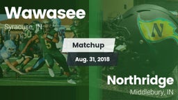 Matchup: Wawasee  vs. Northridge  2018