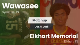 Matchup: Wawasee  vs. Elkhart Memorial  2018