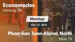 Matchup: Economedes High vs. Pharr-San Juan-Alamo North  2016