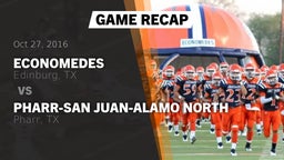 Recap: Economedes  vs. Pharr-San Juan-Alamo North  2016