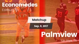 Matchup: Economedes High vs. Palmview  2017