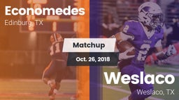 Matchup: Economedes High vs. Weslaco  2018