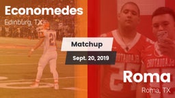 Matchup: Economedes High vs. Roma  2019