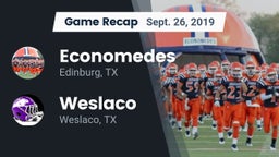 Recap: Economedes  vs. Weslaco  2019