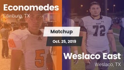 Matchup: Economedes High vs. Weslaco East  2019