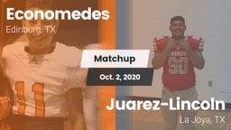 Matchup: Economedes High vs. Juarez-Lincoln  2020