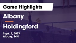 Albany  vs Holdingford  Game Highlights - Sept. 5, 2023