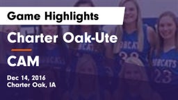 Charter Oak-Ute  vs CAM  Game Highlights - Dec 14, 2016