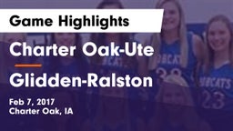 Charter Oak-Ute  vs Glidden-Ralston Game Highlights - Feb 7, 2017