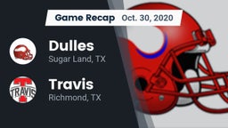 Recap: Dulles  vs. Travis  2020