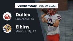 Recap: Dulles  vs. Elkins  2022