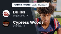 Recap: Dulles  vs. Cypress Woods  2023