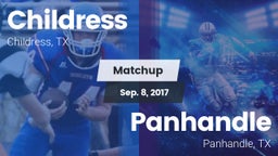 Matchup: Childress High vs. Panhandle  2017