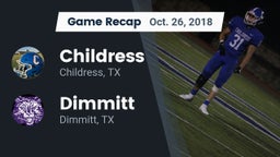 Recap: Childress  vs. Dimmitt  2018