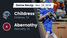 Recap: Childress  vs. Abernathy  2018