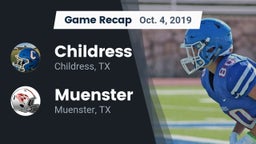 Recap: Childress  vs. Muenster  2019