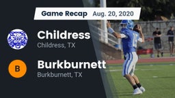 Recap: Childress  vs. Burkburnett  2020