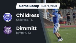 Recap: Childress  vs. Dimmitt  2020