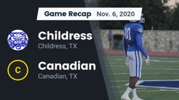Recap: Childress  vs. Canadian  2020