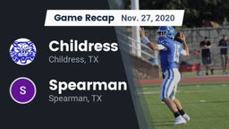 Recap: Childress  vs. Spearman  2020