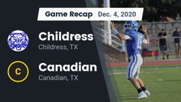 Recap: Childress  vs. Canadian  2020
