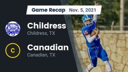 Recap: Childress  vs. Canadian  2021